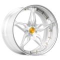 Skill Wheels SK270 10x20 5x114,3 ET30 66,1 серебро + полированный обод